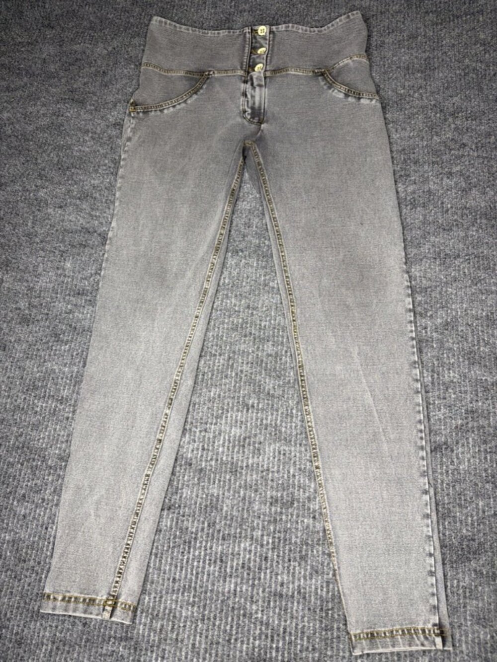 Freddy WR.UP Women's XL Gray Stretch Denim Skinny Leggings Pants